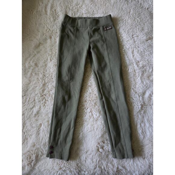 Matilda Jane Girls Olive Green Rider Pants size 6 - Picture 1 of 5